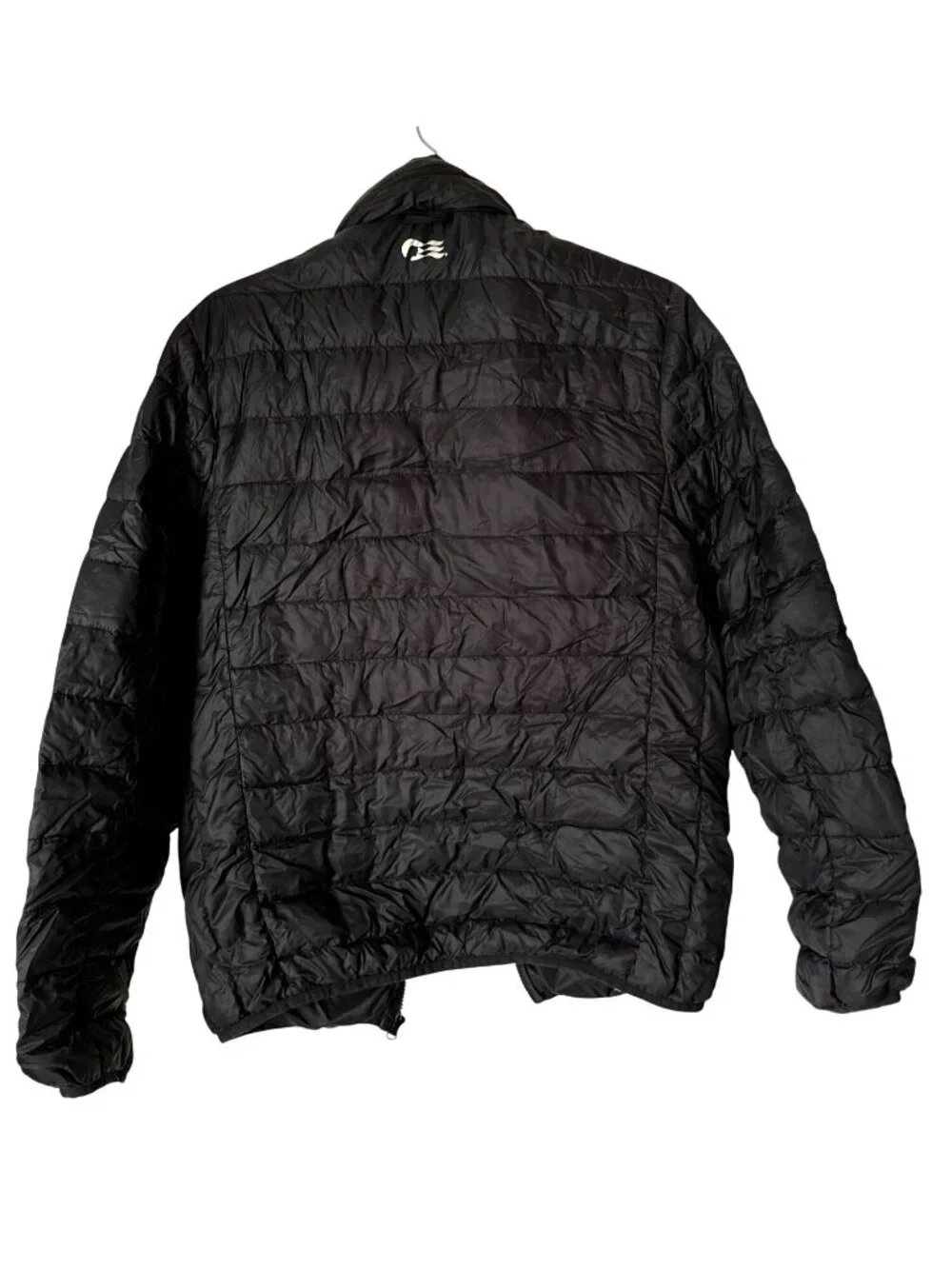 Packable Black Down Jacket MenS MediumLightweight Nylon & Down Warm Outerwear
